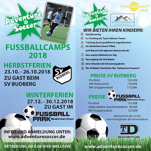 Fussballcamps 2018